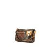 Pochette Louis Vuitton  Editions Limitées en toile monogram marron et cuir naturel - 00pp thumbnail