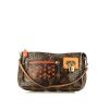 Louis Vuitton  Editions Limitées pouch  in brown monogram canvas  and natural leather - 360 thumbnail