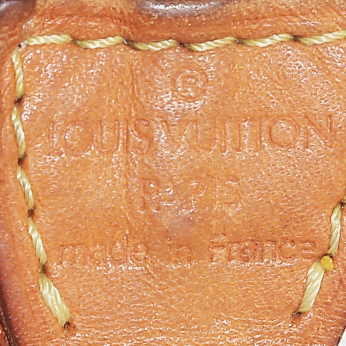 Bolsito de mano Louis Vuitton  Editions Limitées en lona Monogram multicolor y blanca y cuero natural - Detail D3