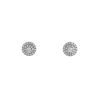 Orecchini a bottone Tiffany & Co Soleste in platino e diamanti - 00pp thumbnail