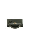 Hermès  Kelly 25 cm handbag  in dark green togo leather - 360 Front thumbnail
