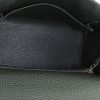 Hermès  Kelly 25 cm handbag  in dark green togo leather - Detail D3 thumbnail