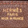 Borsa Hermes Haut à Courroies 32 cm in pelle taurillon clemence marrone cioccolato - Detail D3 thumbnail