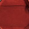 Sac cabas Louis Vuitton  Bucket en toile damier marron et cuir marron - Detail D3 thumbnail