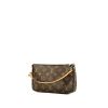 Louis Vuitton  Pochette accessoires pouch  in brown monogram canvas  and natural leather - 00pp thumbnail