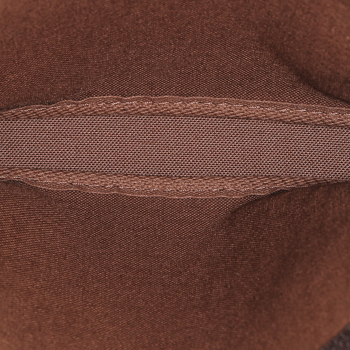 Louis Vuitton  Pochette accessoires pouch  in brown monogram canvas  and natural leather - Detail D2