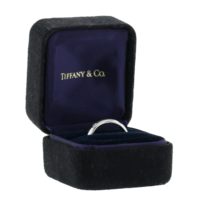 Bague Tiffany 
Co Etoile en platine et diamants - Detail D2