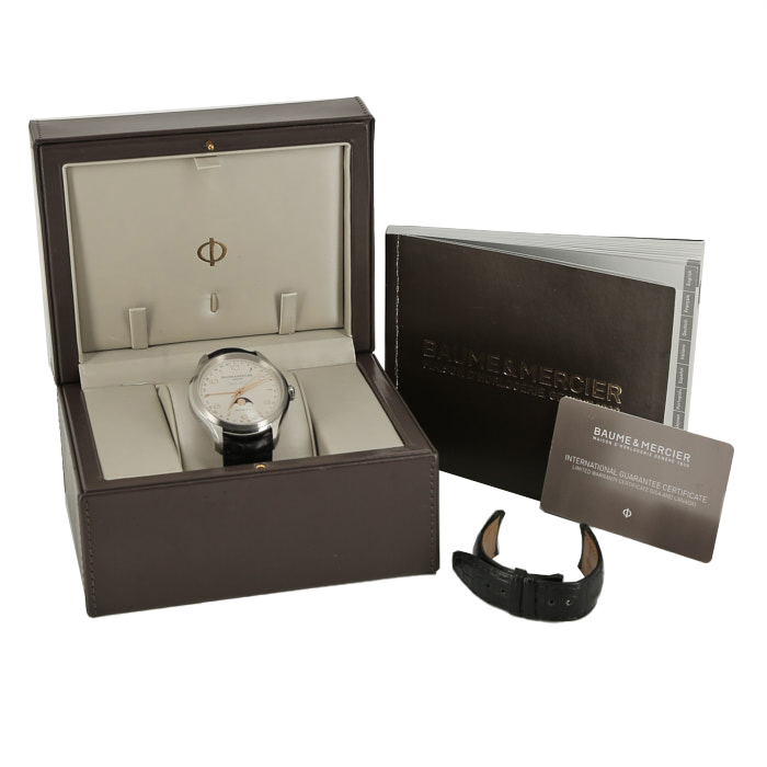 Reloj Baume & Mercier Clifton de acero Ref: Baume & Mercier - MOA10055  Circa 2014 - Detail D3