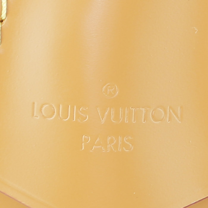 Bolso bandolera Louis Vuitton  Alma BB en cuero Epi color oro y cuero color oro - Detail D4