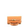 Hermès  Kelly 20 cm handbag  in gold Courchevel leather - 360 Front thumbnail
