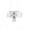 Anello Hermès Kelly in oro bianco e diamanti - 360 thumbnail