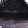 Chanel  Timeless Jumbo shoulder bag  in plum patent quilted leather - Detail D3 thumbnail