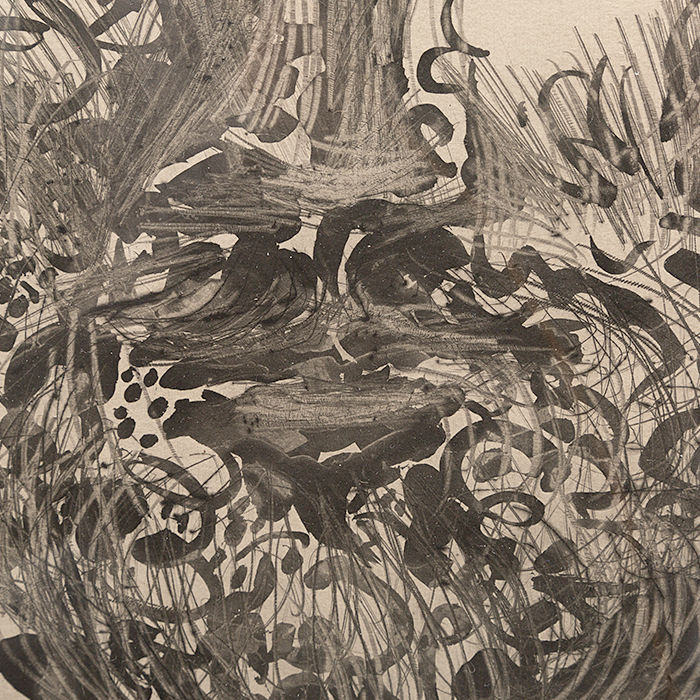 Pablo Picasso, "Tête d'homme barbu", etching and aquatint on paper, signed, of 1965 - Detail D1