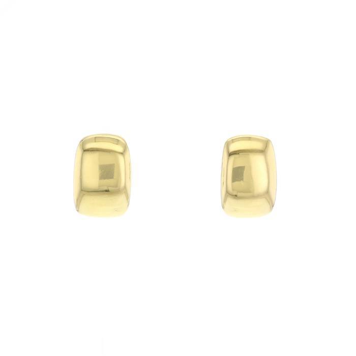 Paire de boucles d'oreilles Cartier Nouvelle Vague en or jaune - 00pp