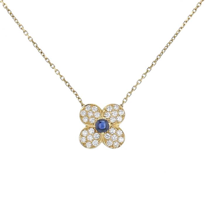 Collana Girasole In Argento 925 Con Diamanti Lab-Grown – Regalo Perfetto Per Donna