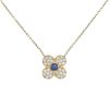 Van Cleef & Arpels  necklace in yellow gold, diamonds and sapphire - 00pp thumbnail