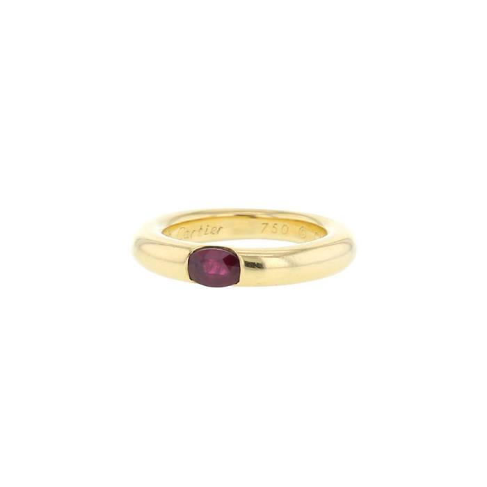 Cartier  ring in yellow gold and ruby - 00pp