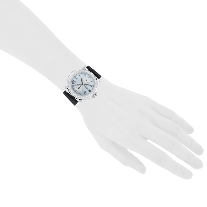 Montre Patek Philippe Calatrava Travel Time en or blanc Ref: Patek Philippe - 4934  Vers 2008 - Detail D1