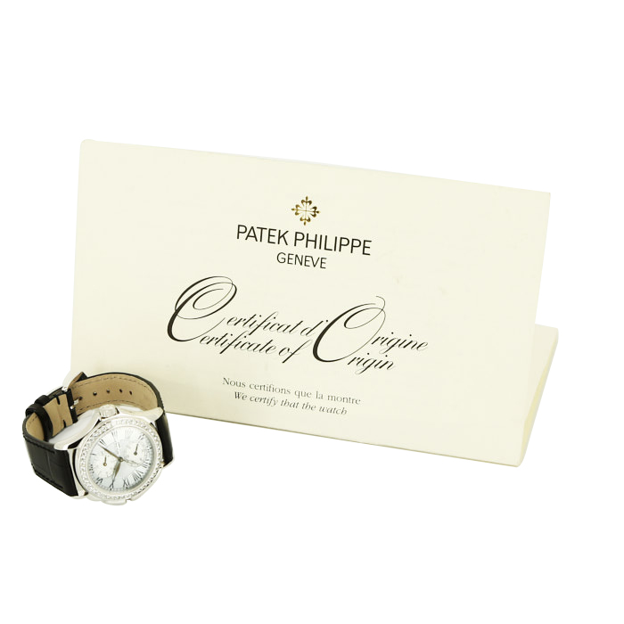 Montre Patek Philippe Calatrava Travel Time en or blanc Ref: Patek Philippe - 4934  Vers 2008