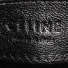 Bolso bandolera Celine  Trio modelo pequeño  en piel de pitón negra y cuero negro - Detail D3 thumbnail