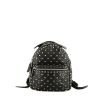 Valentino Garavani  Rockstud backpack  in black quilted leather - 360 thumbnail