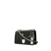 Bolso bandolera Dior  Diorama en charol negro - 00pp thumbnail