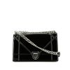 Borsa a tracolla Dior  Diorama in pelle verniciata nera - 360 thumbnail