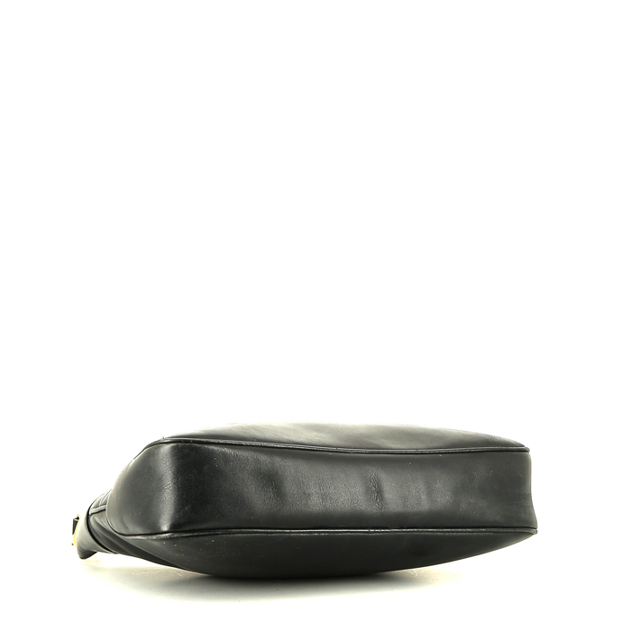 Bolso de mano Celine  Vintage en cuero azul marino - Detail D4