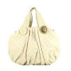 Gucci  Guccissima shoulder bag  in beige leather - 360 thumbnail