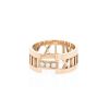 Tiffany & Co Atlas ring in pink gold and diamonds - 00pp thumbnail
