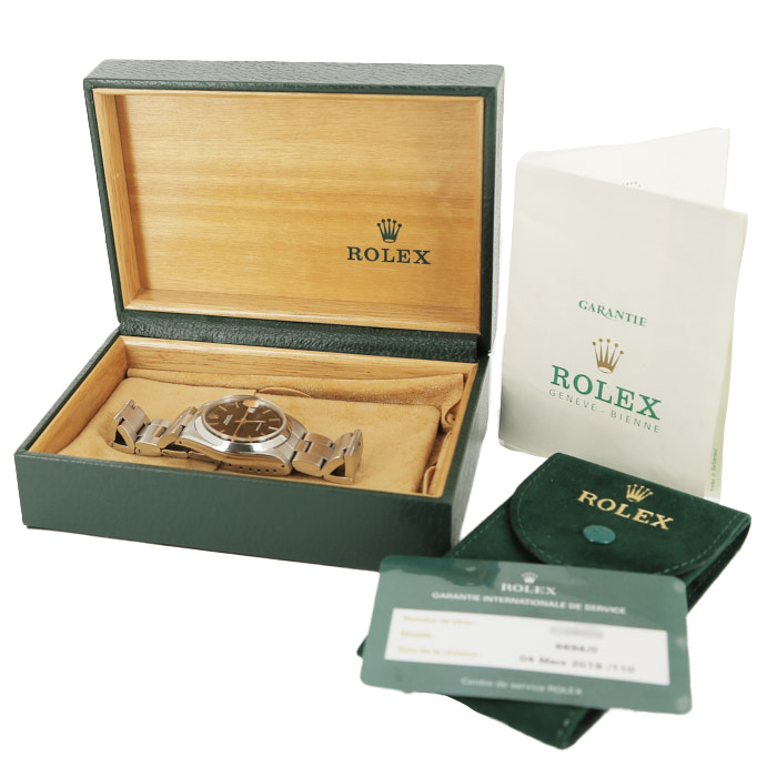 Montre Rolex Oyster Date Precision en acier Ref: 6694  Vers 1987 - Detail D2