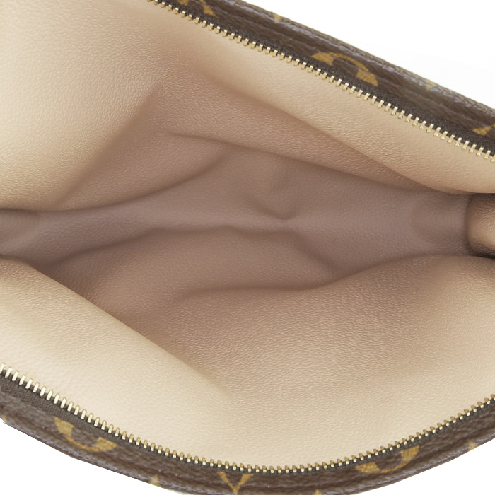 Pochette Louis Vuitton  PocheToilette26 in tela monogram e pelle naturale - Detail D2