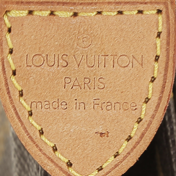 Louis Vuitton PocheToilette26 pouch monogram canvas and natural leather - Detail D3