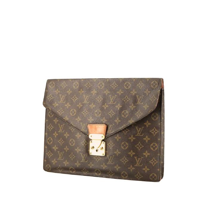 Borsa weekend Louis Vuitton Steamer Bag in tela monogram e pelle naturale