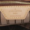 Shopping bag Louis Vuitton  Neverfull modello grande  in tela monogram marrone e pelle naturale - Detail D3 thumbnail