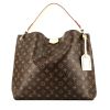 Louis Vuitton  Graceful handbag  in brown monogram canvas  and natural leather - 360 thumbnail