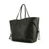 Louis Vuitton  Neverfull medium model  shopping bag  in black empreinte monogram leather - 00pp thumbnail