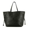 Louis Vuitton  Neverfull medium model  shopping bag  in black empreinte monogram leather - 360 thumbnail