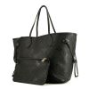 Louis Vuitton  Neverfull medium model  shopping bag  in black empreinte monogram leather - Detail D2 thumbnail
