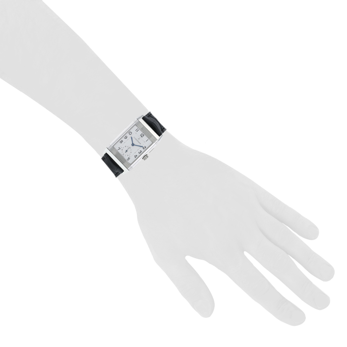 Reloj Jaeger-LeCoultre Reverso-Duoface de acero Ref: 272854 Circa 2000 - Detail D1