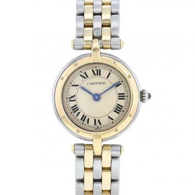 Reloj Cartier Panthère Vendôme de oro y acero Circa 1990