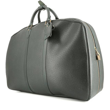 Louis Vuitton Louis Vuitton Kendall GM Green Taiga Leather Travel Bag