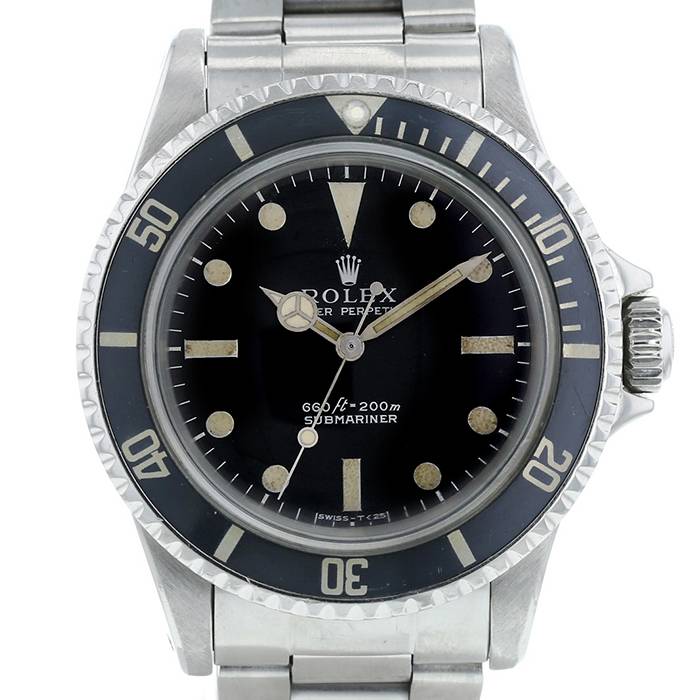 Rolex Submariner  in stainless steel Ref: 5513 "Matte Dial - Two Lines" Circa 1971 - 00pp