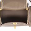 Hermès  Lindy handbag  in etoupe togo leather - Detail D2 thumbnail