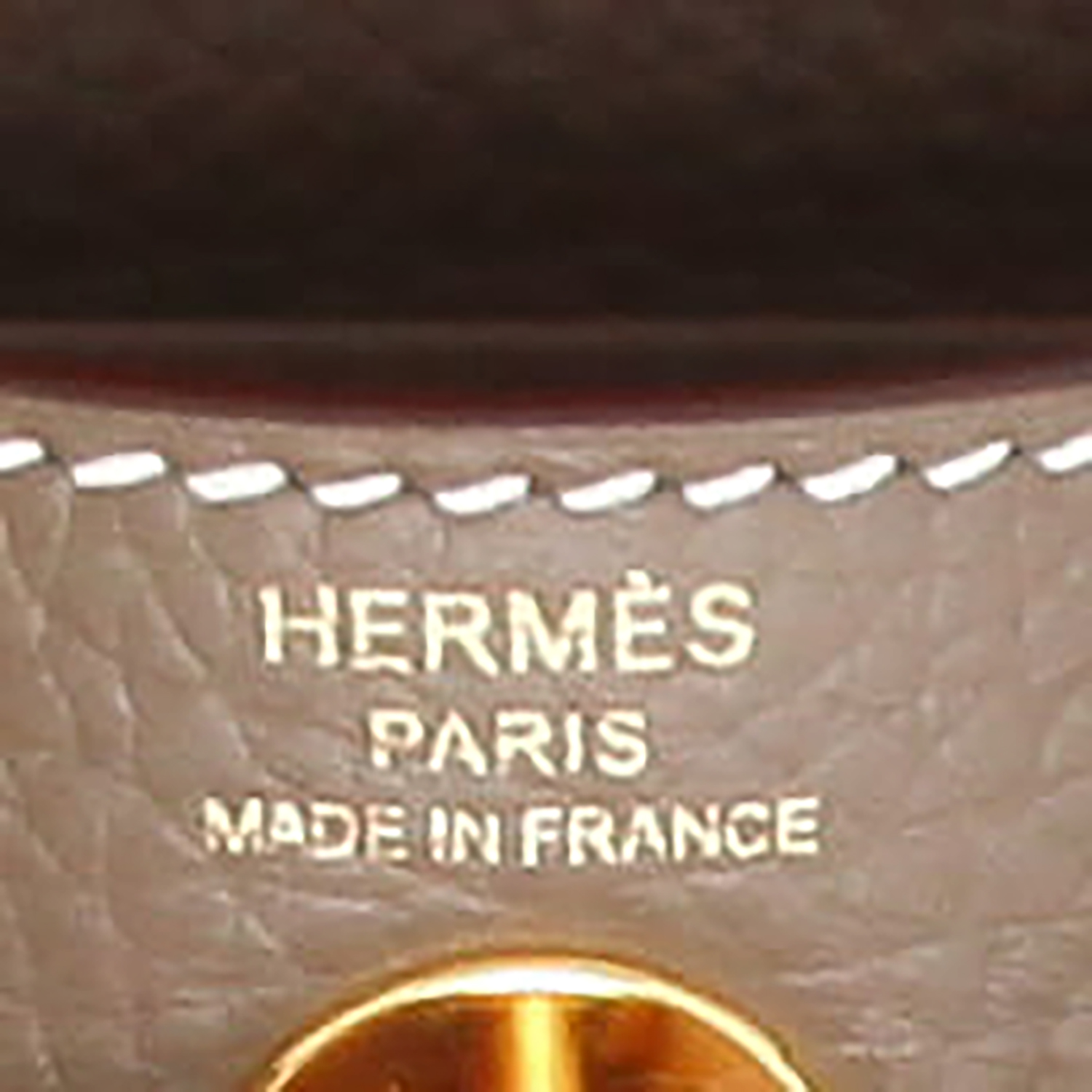 Borsa Hermès  Lindy in pelle togo etoupe - Detail D3