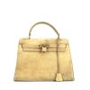 Hermès  Kelly 28 cm handbag  in beige doblis calfskin - 360 thumbnail