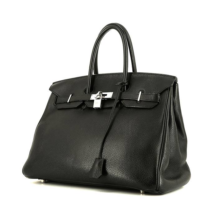 Hermès  Birkin 35 cm handbag  in black togo leather - 00pp