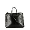 Balenciaga  Blanket Square handbag  in black leather - 360 thumbnail