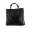 Shopping bag Celine  Cabas Phantom in pelle martellata nera - 360 thumbnail