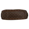Louis Vuitton  Batignolles handbag  in brown monogram canvas  and natural leather - Detail D1 thumbnail